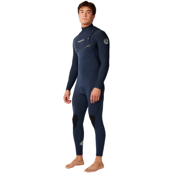 2026 Rip Curl Herre E-Bomb 5/3mm Zip Free V&aring;ddragt 17KMFS - Navy